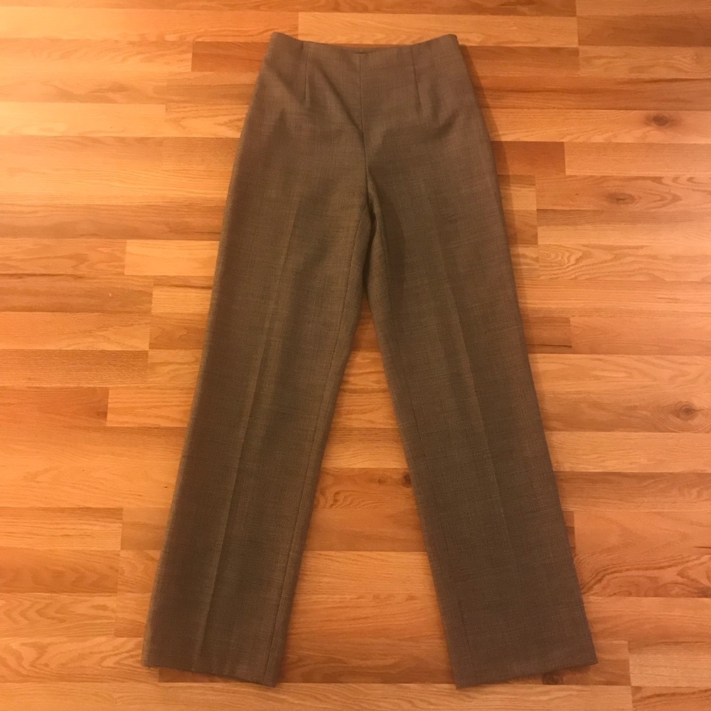 High-Waist Trousers w Lining